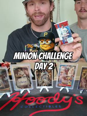 Day 2, On the Hunt for a Minion… #baseballcards #MLB #minion #baseball #toppschrome 
