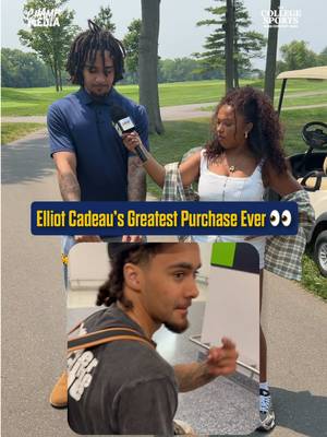 We asked Elliot Cadeau  for his greatest purchase ever 👀 You will NEVER guess his answer ‼️ • • • • #GoBlue #GoBlue〽️ #MichiganWolverines #MichiganFootball  #Explore @The College Sports Company @angel🪽 
