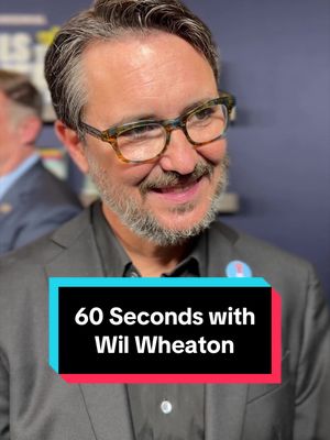 60 Seconds with Wil Wheaton ⏱️ As requested in my bulletin board (did you know you can vote on future 60 Seconds in there?), here’s an all new 60 Seconds from the Stuart Fails To Save The Universe premiere. Wil Wheaton was a regular guest on The Big Bang Theory so it was only fitting he’d be at the premiere for the new series in the same universe.  Btw, at the end I say Wil Wheaton had done the best out of everyone so far. I meant so far on that specific day/carpet. Stay tuned to see who got a little tiny bit further at SDCC with this same set of questions. #wilwheaton #bigbangtheory #stuartfailstosavetheuniverse #startrekthenextgeneration #standbyme 