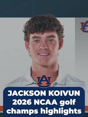 National championship ➡️ First @PGATOUR win  Taking a look back on Jackson Koivun's championship season with @Auburn Tigers following his #3MOpen victory! ⛳️🏆 #NCAAGolf