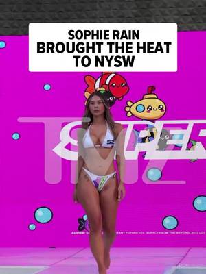 Sophie Rain kept the runway buzzing with multiple looks at New York Swim Week. 🌊👙 🎥: Jason Moy