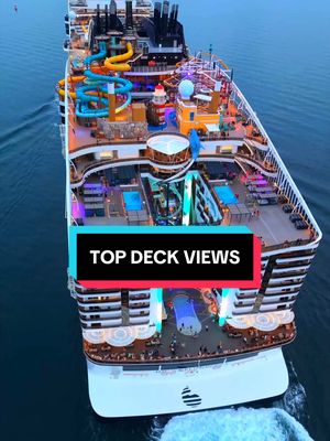 Top deck energy in #MSCWorldAmerica #cruises #thecruisespotter