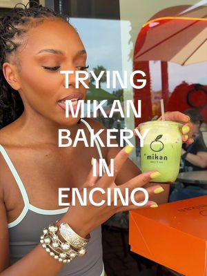 Come with us to try @mikan bakery & more 🍊🍵 #lafoodie #lacafe #encino #thingstodoinencino #lacontentcreator 