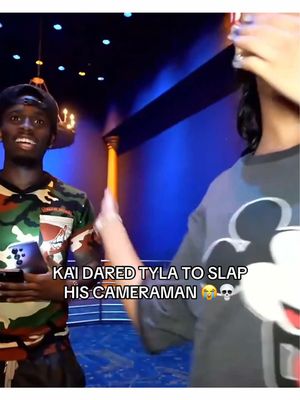 Nah that looked like it hurt 💀💀 @Kai Cenat #kaicenat #tyla #funny #prank #truthordare 