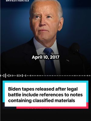 Audio recordings that former President Joe Biden fought for years to keep private have now been released. CBS News received two hours of audio recordings, from roughly 70 hours of tapes cited in a 2024 special counsel's report, which said Biden kept volumes of notes at his home that included classified information. In a statement to CBS News, Biden's spokesperson, TJ Ducklo, said, "President Biden's conversations for a book a decade ago that discussed his late son are private, and were provided to the Department of Justice on the express condition they stay that way. Reversing course and making them public is just the latest example of this Administration weaponizing the DOJ for political retribution. It's wrong, and while President Biden disagrees with today's decision, he also respects the courts and the vital role an independent judiciary plays in a healthy democracy."  #news #biden #potus #doj #recording