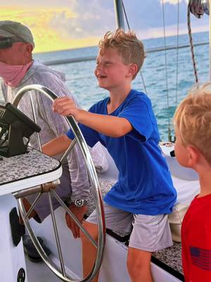 #captainwyatt#sunset cruise on a sailboat#floridakeyslife #foryoupage 