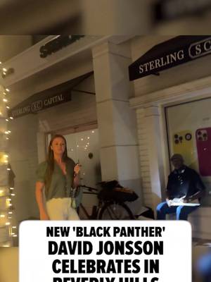 David Jonsson is already enjoying the perks of being Wakanda's new king ... stepping out with a bevy of beauties just one day after landing the coveted "Black Panther" mantle. 🎥: BACKGRID