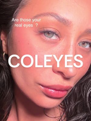 ✨If you wanna get the most natural looking contacts for your brown eyes then @coleyes_official is the way to go!  ✨these are Muse Grey ☑️ ✨Use code LEXYY for buy 2 get 3 free OR use code LEXYY20 for 20% off  #coleyes #coleyescontactlens #coloredcontacts #ad