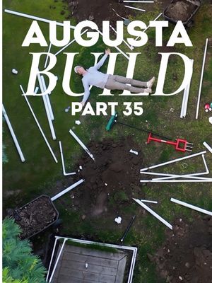 Turning my front yard into Augusta National and on this day the yard fought back, as it often does.  Trenches, roots, a broken pipe, shovel and a plumber earning his money.  Plus the Founding Members board is filling up, should I make a bigger one? Let me know! 😩 Some more successes coming next week tho! 🤞