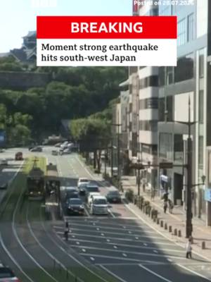 Several people are trapped inside a shopping centre after the magnitude 7.1 earthquake hit inland on Kyushu island, with more than 150,000 people being told to move to evacuation shelters. #Japan #Earthquake #Kyushu #BBCNews