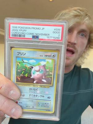 PART 3 - Brutal grade reveals of the first two Pokémon Trading cards EVER 😅 (peeled myself) @Logan Paul  On October 15, 1996, the first two official Pokémon Trading Cards were released from within Corocoro Comic #223 — a “glossy” Jigglypuff & Pikachu The only way to obtain these cards was to literally “peel” them from the sheet inside. In the past 30 years, over 1400 Pikachus have been submitted for grading… and not a single one has ever graded a PSA 10 Rip for Glossy Pikachus and Jigglypuffs right now on Ripit.co 🔥 