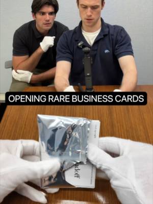 pulling a CRAZY RARE business card @jackstebb.ins #news #finance #rare #card