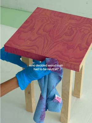 making color chic again. one stain at a time  