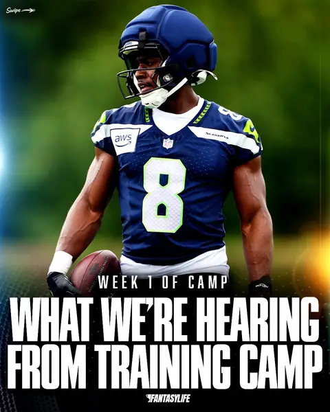 Anything standing out? 👀 #NFL #FantasyFootball #TrainingCamp #NFLDraft #Seahawks 