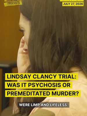 Both sides agree Lindsay Clancy killed her three children. The question now before a Massachusetts jury is whether she was criminally responsible for their deaths. During opening statements, defense attorney Kevin Reddington argued Clancy was suffering from postpartum psychosis and bipolar disorder, conditions he says were worsened by antidepressants prescribed after the birth of her third child. Prosecutor Shanan Buckingham offered a starkly different account, telling jurors Clancy acted “intentionally, rationally and swiftly” after sending her husband out on errands. Clancy, who remains paralyzed after jumping from a second-story window, became emotional as attorneys discussed her children. If convicted of murder, she faces life in prison without parole. A verdict of not guilty due to lack of criminal responsibility would result in her commitment to a state mental health facility. #LindsayClancy #TrueCrime #Massachusetts #PostpartumPsychosis