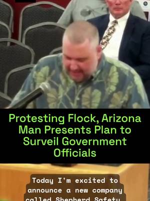 On July 20, Jacob Petrosky stood in front of the Casa Grande, Arizona City Council during a public comment session and made an announcement. “I've spent the last several months talking to people all over Casa Grande, and one thing keeps coming up: Safety. So, today I'm excited to announce a new company called Shepherd Safety,” he said. “Our mission is simple. Keep government officials and their families safe.” It would be no different than how the city monitors its citizens using Flock cameras, he said; he planned to launch satellites that would use AI to monitor “where government officials go, where they stop, who they meet with, and when they return home.” After laying out his plan and its benefits for the government officials before him, Petrosky revealed that it was all satire. “I would never do this to you,” he said to the council members. “Could I? Probably. But I wouldn't because it's wrong. Just like what you guys are doing to us is wrong.” Petrosky told me he never expected or intended to be the face of opposition to Flock cameras in his small town. And the clip, which has since gone viral on social media, only shows one angle of one moment that’s part of a much longer fight. Casa Grande City Council unanimously approved a 10 year, $10 million contract with Flock last year, and since then, Petrosky has spoken against the partnership several times. “You know, I'm actually a little bit embarrassed by the video. I did not feel good about it,” he told me. “The looks... You know, you don't get to see the looks on [council members’] faces. They didn't understand it was satire in the beginning until the end, and the looks on their faces were like, we hate you and we're gonna get you. They were not happy, they were very upset.” Read the article at 404media.co.