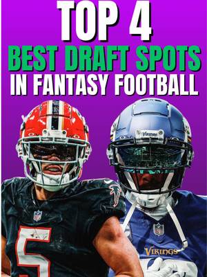 Top 4 Draft Spots In Fantasy Football #nfl #fantasyfootball #fantasydraft 