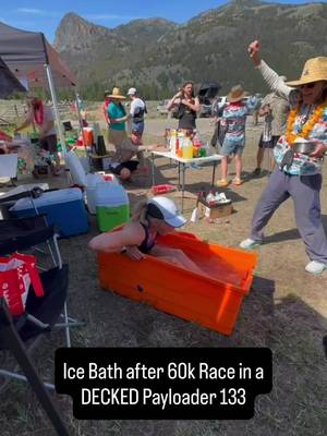 Keeping the payloader versatile!  #DECKEDUSA #race #icebath #recovery #coldplunge 