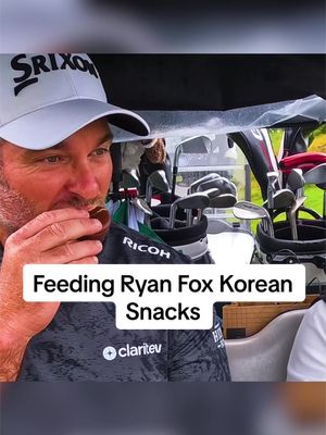 Korean snacks mukbang with British Open champ 😂