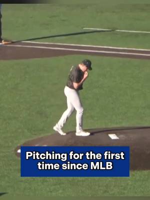Pitching for the FIRST TIME since MLB 🤯 #MLB #Baseball #Pitching