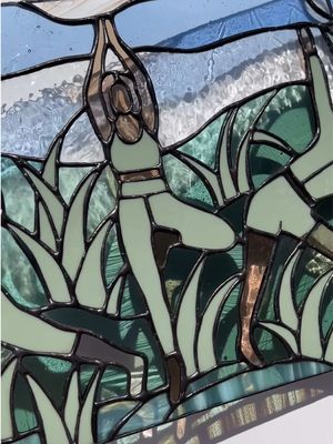 our latest color, through the art of stained glass. crafted by @Dee Monti  #alo #stainedglass #asmr 
