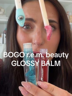buy a glossy balm get a FREE lip oil now until August 2! Craziest deal for national lipstick day! Run! @r.e.m. beauty  #rembeauty #glossybalm #ttsnationallipstickday #tiktokshopcreatorpicks #summerturnup  *promo is for a limited time and will end on August 2 2026*