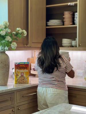 #ad busy mornings made super simple! 💛 With the NEW Honey Nut Cheerios Protein , classic Honey Nut @Cheerios taste with 8g of protein per serving! I’m obsessed!  #CheeriosPartner #proteincereal