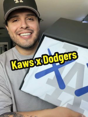 Unboxing the Kaws x Dodgers collection! Thank you @Fanatics for sending this over 🙌🏻🔥  Dodger game soon! Who’s been going to solo games lately and wants to properly do a fun game?! Let me know ⚾️ @COMPLEX @KAWS  #fyp #dodgers #dodgersbaseball #dodgersgame #dodgersnation 