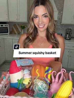 MAKING A SUMMER SQUISHY BASKET FOR MY DAUGHTER 🌭🌽🐚 @RMS USA @Sunny Days Entertainment  #momlife #giftbasket #squishy #squishies #MomsofTikTok 