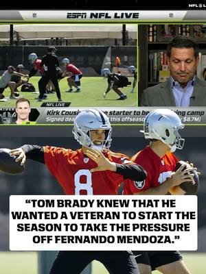 #AdamSchefter explains why #KirkCousins will open training camp as #Raiders starting QB ✍️ #nfl
