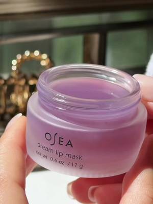 Let Dream Lip Mask be the little constant waiting on your nightstand, working overnight so you wake up with soft, hydrated lips, no matter what tomorrow brings. 💜☁️ #oseamalibu #lipmask #liptreatment #nightroutine 