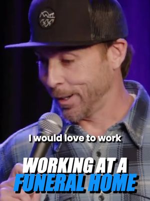 Working at a funeral home definitely gives you stories 😂 #comedy #standup #standupcomedy #funny #EddieIfft
