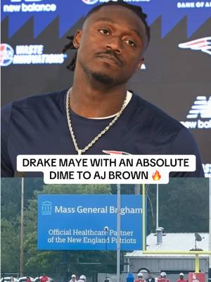Drake Maye and AJ Brown have not been on the same page so far in training camp (Via theBostonBuzzer on X) #nfltiktok #nfltrainingcamp #ajbrown #patriots 