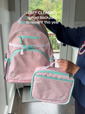 Deep cleaned Emily’s school backpack and it’s good as new for her to use for the third year 👏🏼✨#schoolbackpack #cleaningbackpack #deepclean #backtoschoolprep #cleaninghacks @Alani Nutrition @OxiClean @DawnDishOfficial 
