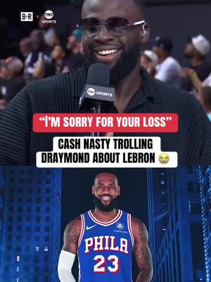 Cash Nasty messing with Dray after Bron chose Philly 😅 DUNKMAN 🔥📺 LIVE ON TNT & HBO MAX #NBA #basketball #cashnasty #lebron #draymond 
