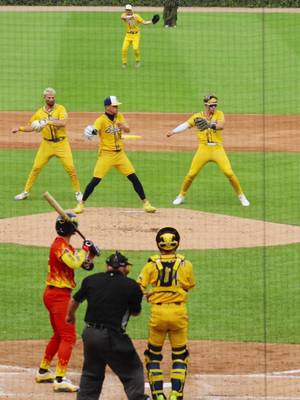 run it🏃 @Niz @Jackson Olson @TheGloveMagician @DR Meadows #savannahbananas #runit #bananaball #chrisbrown 