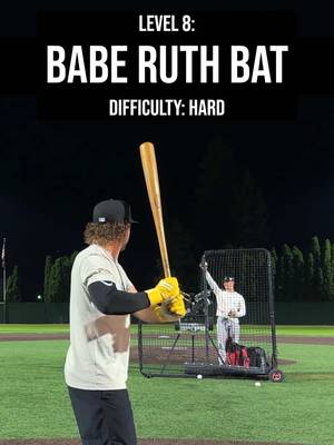 Hitting with BABE RUTH’s Bat… #baseball #MLB 