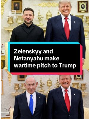 Ukrainian President Volodymyr Zelenskyy and Israeli Prime Minister Benjamin Netanyahu each made their case to President Trump at the White House as the wars in Ukraine and Iran continue. Trump cast doubt on intelligence presented by both leaders while signaling frustration with the ongoing conflicts.  MS NOW Senior White House Reporter @Vaughn Hillyard reports.