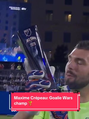 Canada’s Maxime Crépeau gets the win in the MLS All-Star Skills Goalie Wars! 🙌🇨🇦 (via: @Major League Soccer)