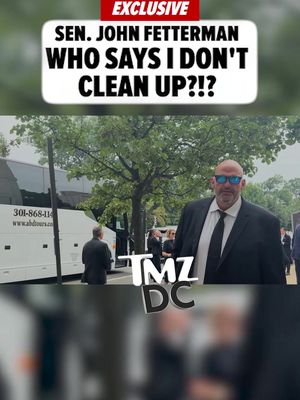 John Fetterman did the unthinkable Tuesday on Capitol Hill ... he put on a suit and tie. 🤵👔