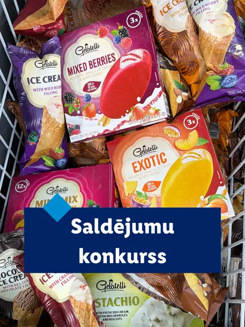 Saldējuma nekad nevar būt par daudz – īpaši vasarā! 🍦☀️ Piedalies konkursā un laimē saldējumu krājumu 80 € vērtībā, lai saldētava būtu gatava ikvienam kārumu brīdim. Lai piedalītos: 🔹 Seko mūsu TikTok kontam 🔹 Atzīmē komentārā draugu, ar kuru dalītos ar saldējumu krājumu 🔹 Nosūti šo video saviem draugiem 🏆 Uzvarētāju izlozēsim 8. augustā 📢 Konkursu rīko Lidl Latvija #lidl #LidlLatvija #latviantiktok #fyp #konkurss #saldejums