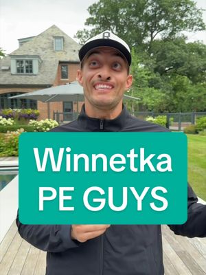 Two Chicago PE GUY in Winnetka. One seemingly more successful than the other.  @pefuncast  #pe #winnetka #chitown #fy