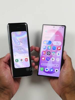Samsung Galaxy Z Fold 8 Ultra vs The Original Galaxy Fold. We've come a long way! #samsunggalaxyzfold8ultra #galaxyzfold8 #fold8 #supersaf  #fyp