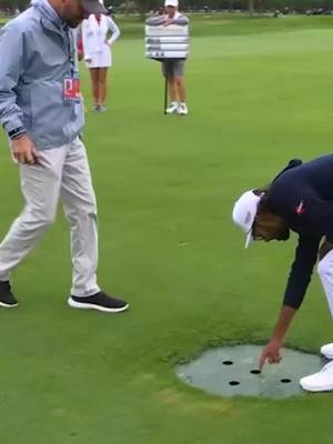 That time Akshay Bhatia’s ball fell down a drain 😂 #golf #PGATOUR #funny #moment 