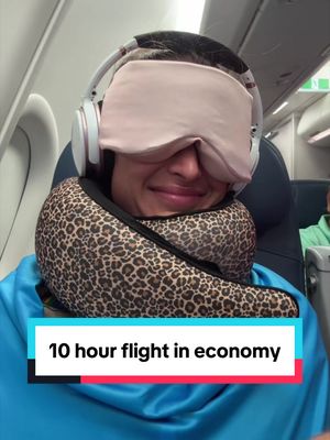 And I slept like a man!! 😜 #flyingeconomy #flighthack #flighthacks #redeye #redeyeflight 