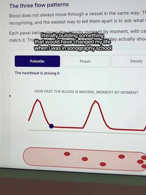 If you read the same physics page four times and still couldn’t picture it… this one’s for you 💜 After seeing how much the visuals in my course videos helped you guys, I wanted something for the times you can’t sit and watch. So I built the Companion. You read it, you predict, you tap, and you watch it happen. For the students who’d rather work through something, or who want to read on their downtime and still actually interact with it (AND actually understand it).  Coming soon!! & I’m working with programs to get this into curriculums, so if you want it in yours, send this to your director or instructor so we can connect!🙌🏽 Let’s learn physics the fun way!  #sonography #ultrasound #sonographystudent #spiexam #physics 