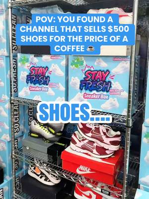 Join our lives to win $500 shoes for the price of a coffee! We just launched! 🔥👟 #tiktoklive #livehighlights #tiktokshop #shoes #sneakers 