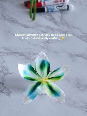 Save this summer activity to do with your kids when it gets super hot outside ☀️ ♥️Follow @mom.in.a.million for more fun activities! #kidsactivities #summerfun #kidscraft #activitiesforkids #easycraft 