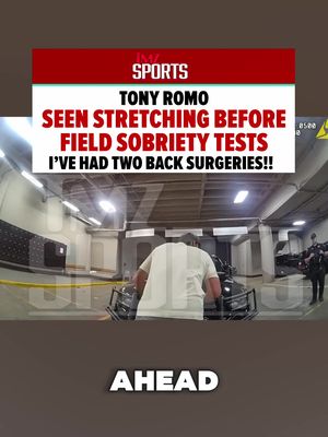 Tony Romo’s OWI arrest bodycam is out… and before taking his field sobriety tests, the former Cowboys QB was seen stretching like he was about to tee off. ⛳😅 Romo told officers he had just left a golf tournament and was on his way to visit his grandparents before police say he struggled through the tests. He also allegedly refused an intoxication test and is now fighting the citation. 🚨