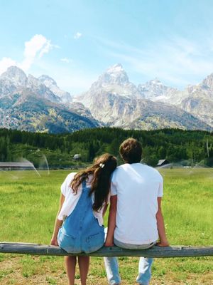 banana pancakes in the tetons #tetons #grandtetons #bananapancakes 